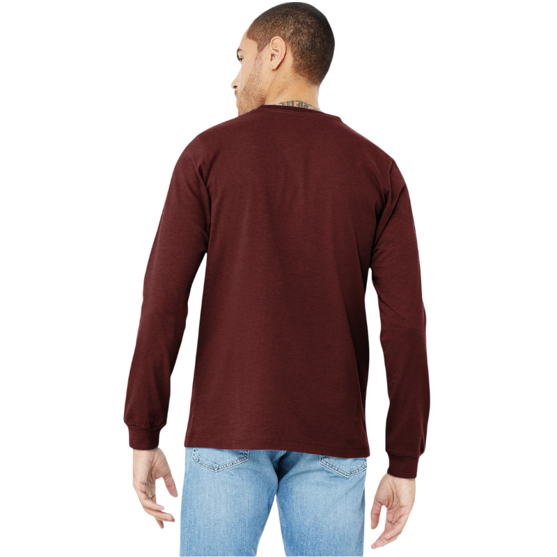 BELLA+CANVAS® Unisex Heather CVC Long Sleeve Tee