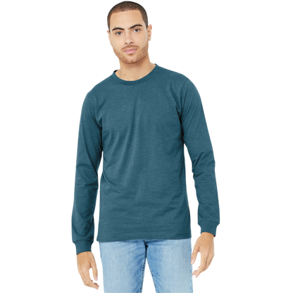 BELLA+CANVAS® Unisex Heather CVC Long Sleeve Tee