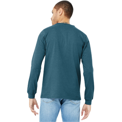 BELLA+CANVAS® Unisex Heather CVC Long Sleeve Tee