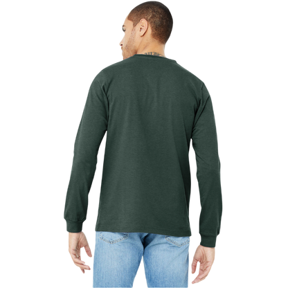 BELLA+CANVAS® Unisex Heather CVC Long Sleeve Tee