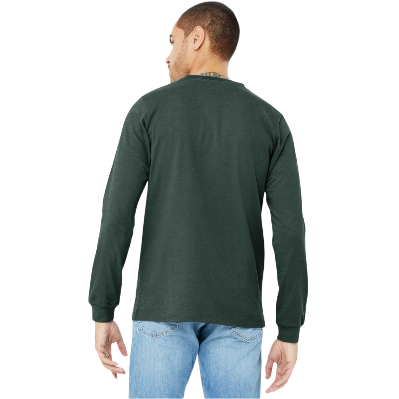 BELLA+CANVAS® Unisex Heather CVC Long Sleeve Tee