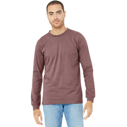 BELLA+CANVAS® Unisex Heather CVC Long Sleeve Tee