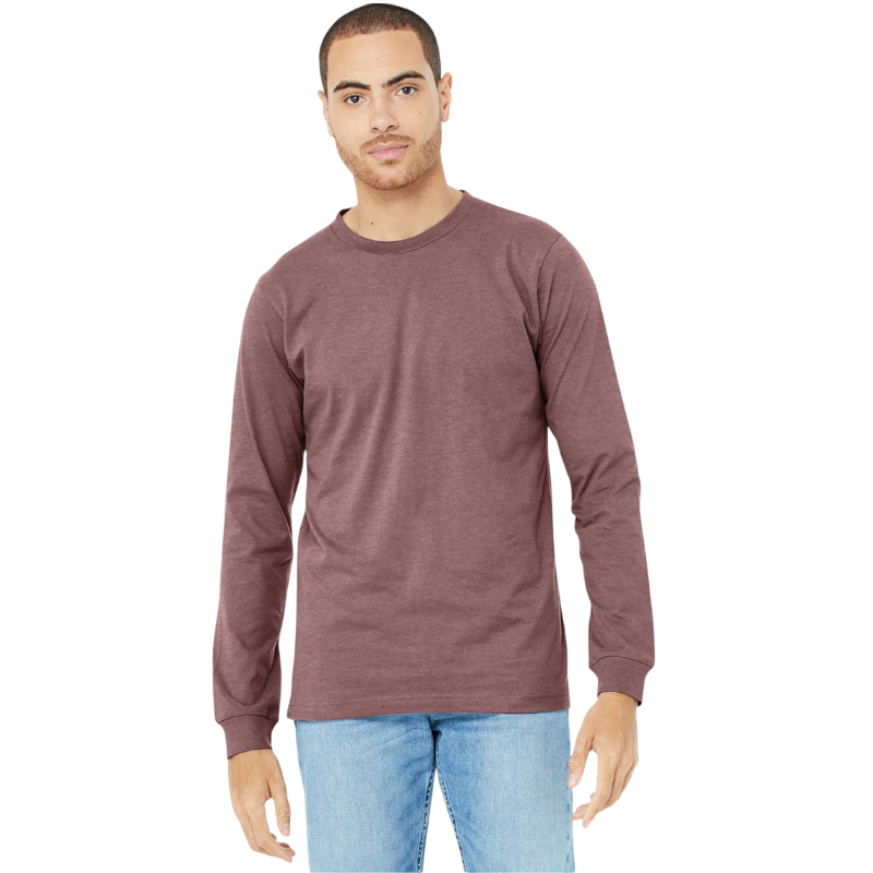 BELLA+CANVAS® Unisex Heather CVC Long Sleeve Tee