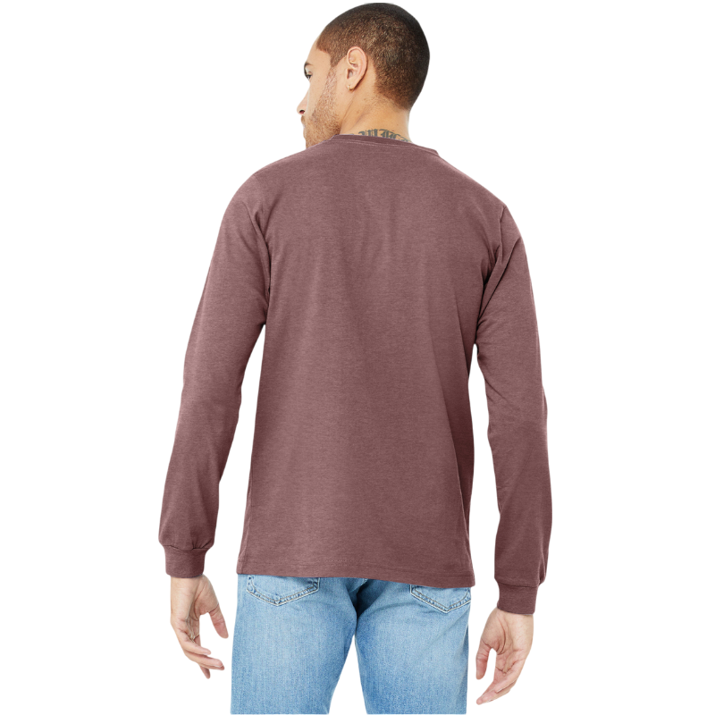 BELLA+CANVAS® Unisex Heather CVC Long Sleeve Tee
