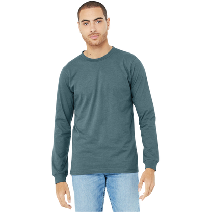 BELLA+CANVAS® Unisex Heather CVC Long Sleeve Tee