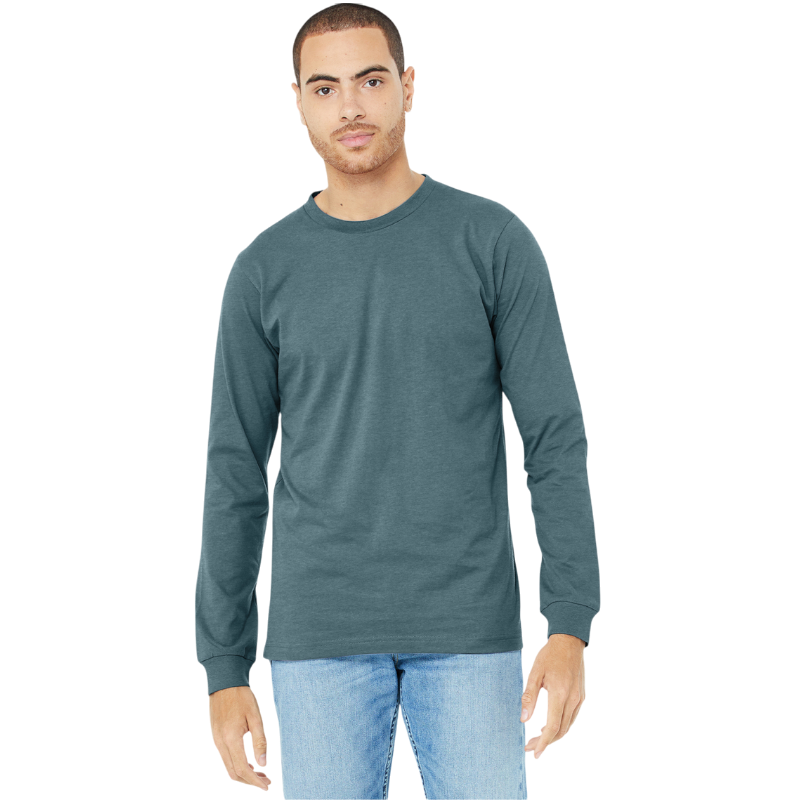 BELLA+CANVAS® Unisex Heather CVC Long Sleeve Tee