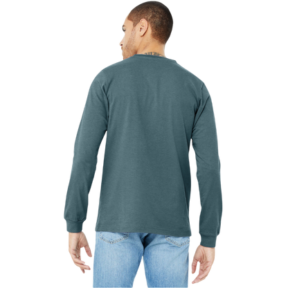 BELLA+CANVAS® Unisex Heather CVC Long Sleeve Tee