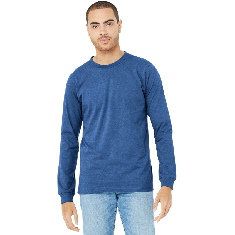 BELLA+CANVAS® Unisex Heather CVC Long Sleeve Tee