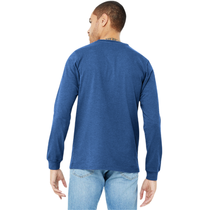 BELLA+CANVAS® Unisex Heather CVC Long Sleeve Tee