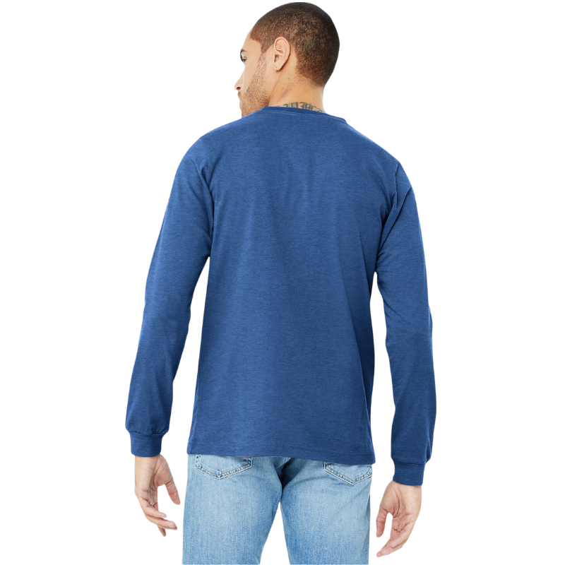 BELLA+CANVAS® Unisex Heather CVC Long Sleeve Tee