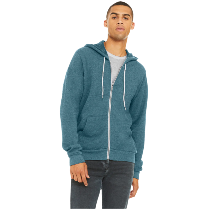 BELLA+CANVAS ® Unisex Sponge Fleece Full-Zip Hoodie