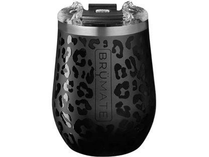 14 Oz. BrüMate Uncork’d XL Fashion Colors - Onyx Leopard / 12oz - Wine Tumblers