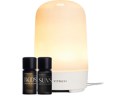 Vitruvi Glow Diffuser and Essential Oils Bundle Set