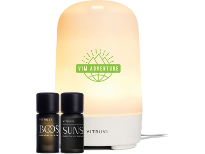 Vitruvi Glow Diffuser and Essential Oils Bundle Set