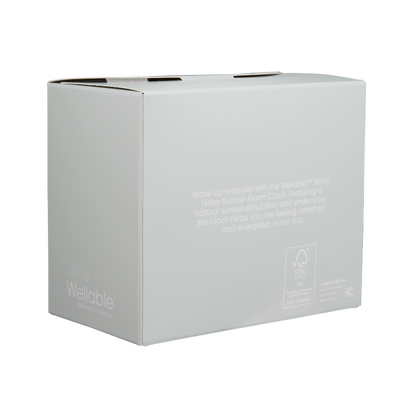Wellable™ White Noise Sunrise Alarm Clock