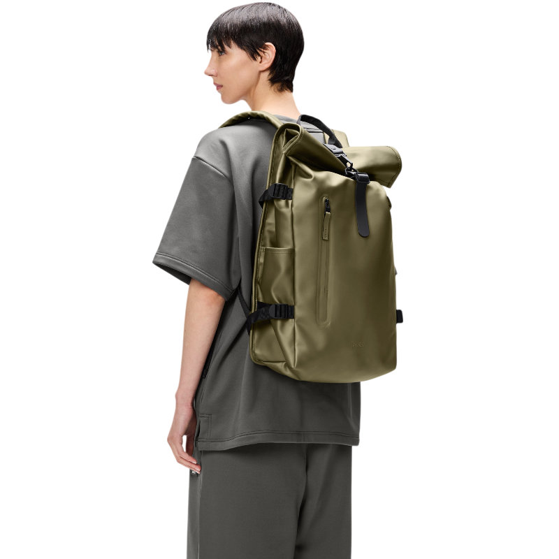 RAINS Rolltop Rucksack Large