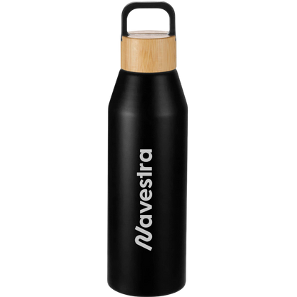 Aspen 24 oz Recycled Bottle with FSC® Bamboo Lid