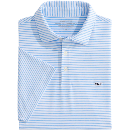 Vineyard Vines Men's Bradley Stripe Signature Sankaty Polo