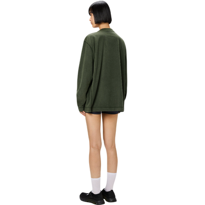 RAINS Addis Fleece Crewneck