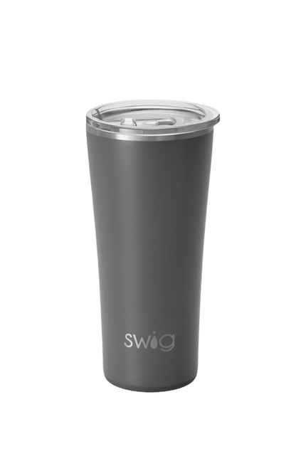 22 Oz. Swig Life™ Gray Stainless Steel Tumbler - Tumblers - SwagWear