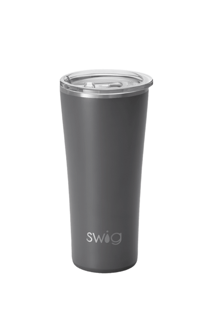 22 Oz. Swig Life™ Gray Stainless Steel Tumbler - Tumblers - SwagWear