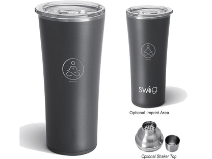 22 Oz. Swig Life™ Gray Stainless Steel Tumbler - Tumblers - SwagWear