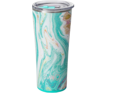 22 Oz. Swig Life™ Wanderlust Tumbler - Blue and Pink with White Accents / 22oz - Tumblers