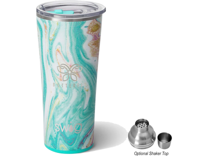 22 Oz. Swig Life™ Wanderlust Tumbler - Blue and Pink with White Accents / 22oz - Tumblers