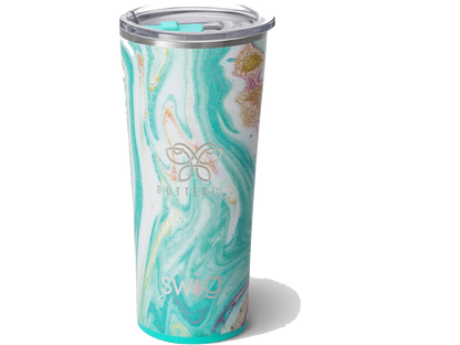 22 Oz. Swig Life™ Wanderlust Tumbler - Blue and Pink with White Accents / 22oz - Tumblers
