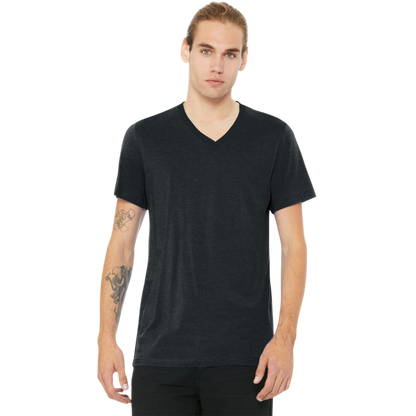 BELLA+CANVAS® Unisex Heather CVC V-Neck Tee