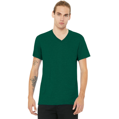 BELLA+CANVAS® Unisex Heather CVC V-Neck Tee