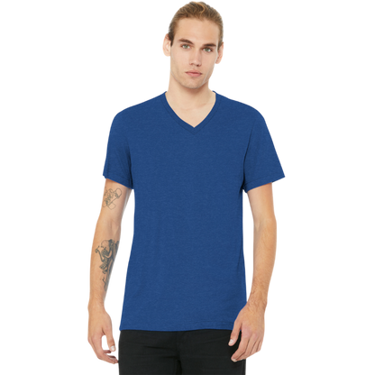 BELLA+CANVAS® Unisex Heather CVC V-Neck Tee