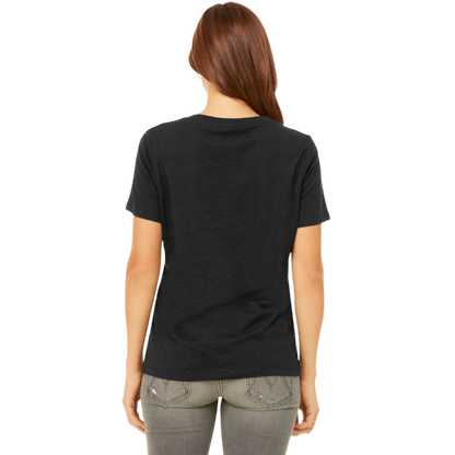 BELLA+CANVAS® Women’s Relaxed Heather CVC V-Neck Tee
