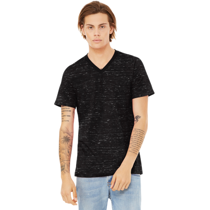 BELLA+CANVAS® Unisex Textured Jersey V-Neck Tee