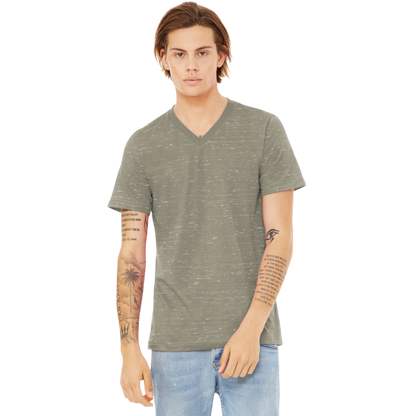 BELLA+CANVAS® Unisex Textured Jersey V-Neck Tee