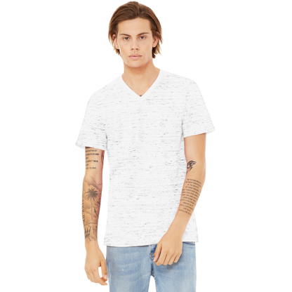 BELLA+CANVAS® Unisex Textured Jersey V-Neck Tee