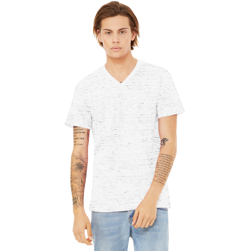 BELLA+CANVAS® Unisex Textured Jersey V-Neck Tee