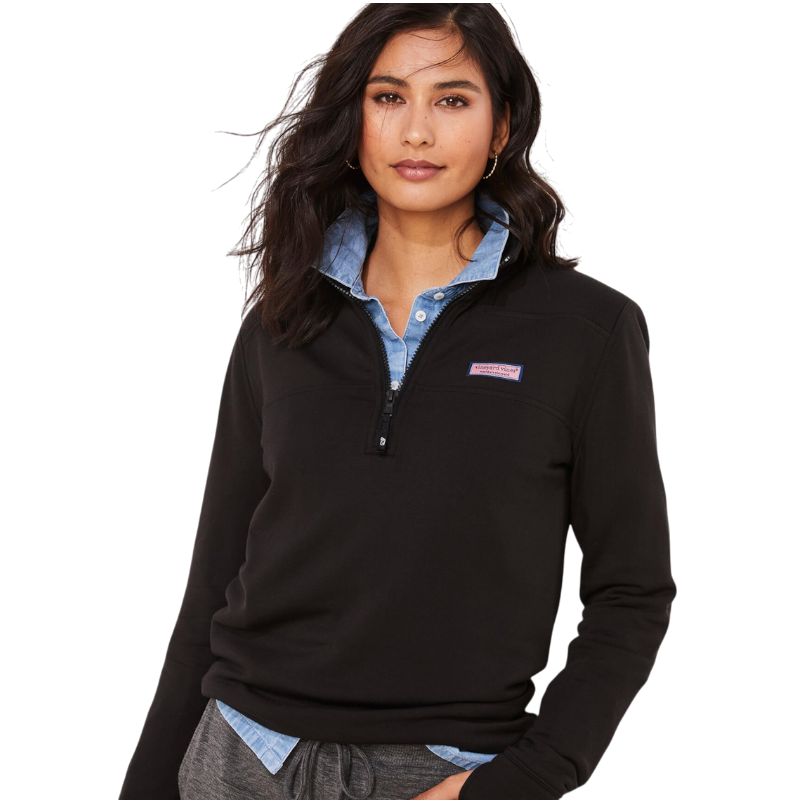 Vineyard Vines Women's Dreamcloth Relaxed Shep Quarter-Zip