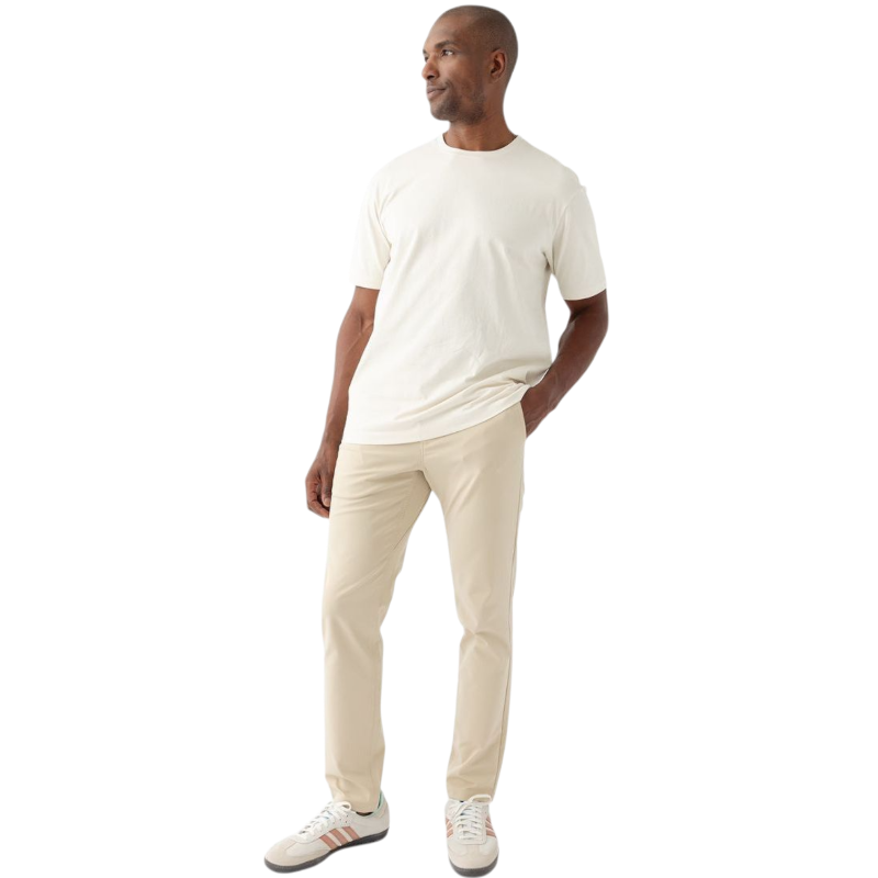 Man in olive tee with white background |Color:Olive