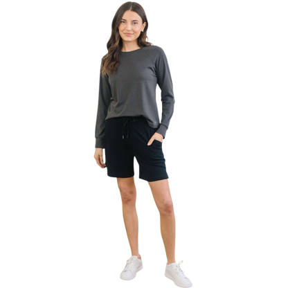 Cozy Earth Women's Ultra-Soft Bamboo Pullover Crew