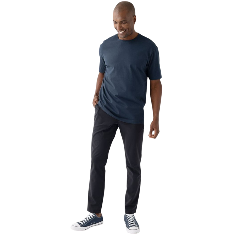 Man in olive tee with white background |Color:Olive