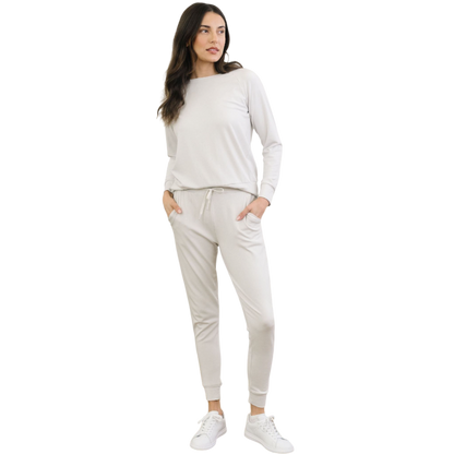Cozy Earth Women's Ultra-Soft Bamboo Pullover Crew