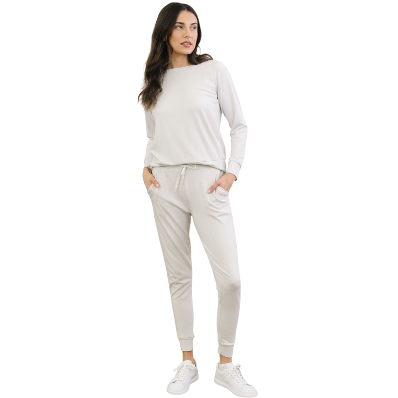 Cozy Earth Women's Ultra-Soft Bamboo Pullover Crew