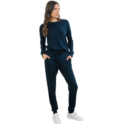Cozy Earth Women's Ultra-Soft Bamboo Pullover Crew