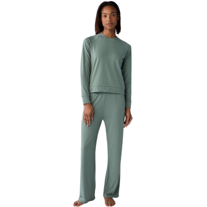 Cozy Earth Women's Ultra-Soft Bamboo Pullover Crew