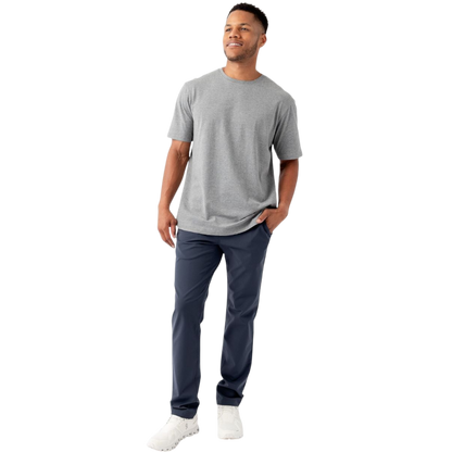 Man in olive tee with white background |Color:Olive