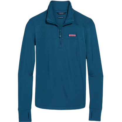 Vineyard Vines Women's Dreamcloth Relaxed Shep Quarter-Zip