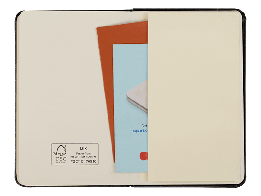3.5’’ x 5’’ FSC® Mix Ambassador Pocket Bound Journal by JournalBooks® - Black - JournalBooks