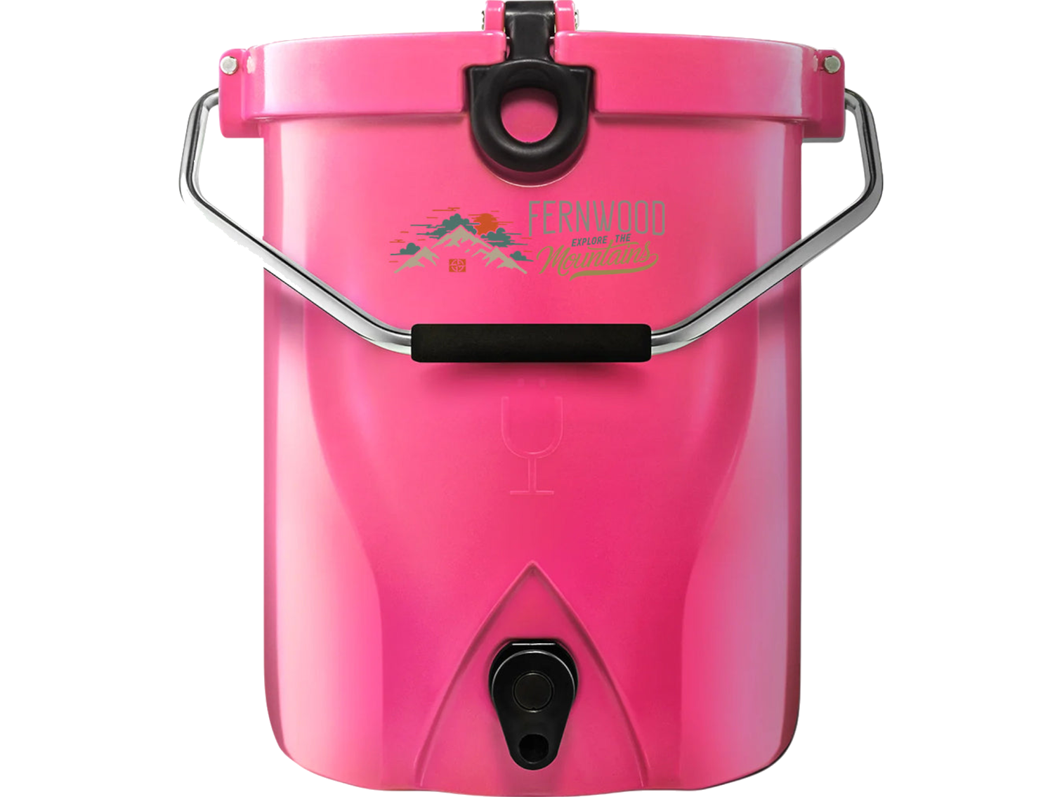 3 Gal. BrüMate BackTap™ Cooler - Neon Pink / 12 Cans - Hard Coolers