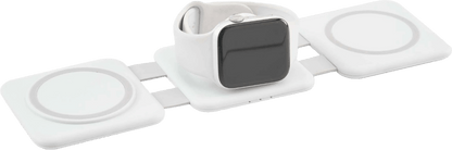 3-in-1 Power Fold 15W MagClick™ Wireless Chargers - Wireless Power Banks - SwagWear